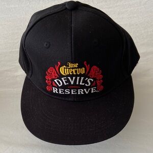 Jose Cuervo Devil’s Reserve Black Snap Back Flat Bill Cap